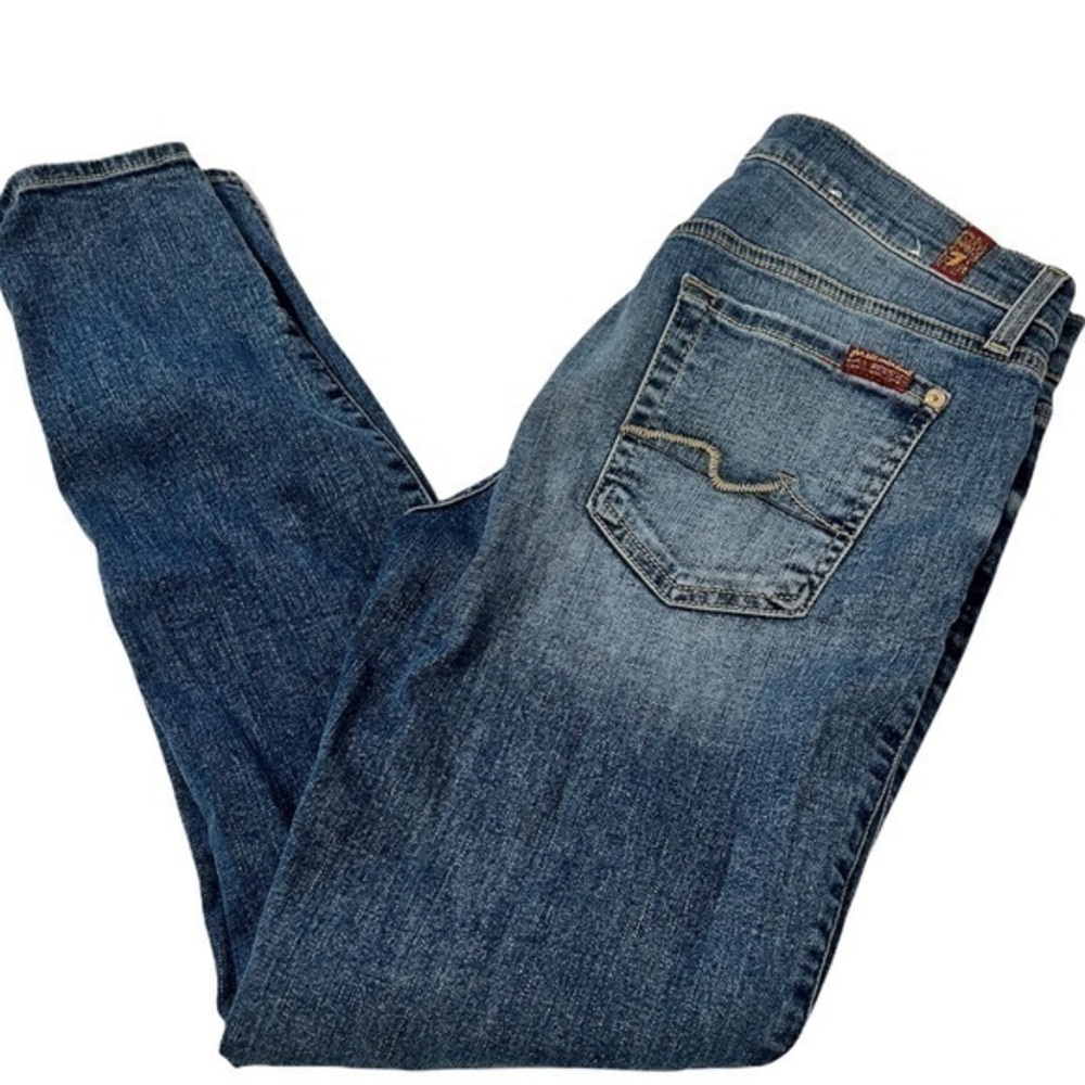 7 For All Mankind the Ankle Skinny Jean Size 30